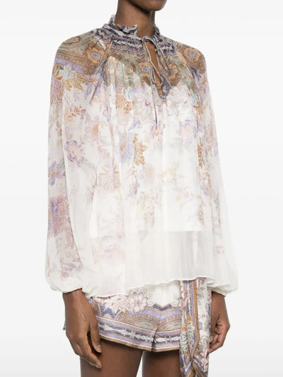 luna puff sleeve blouse