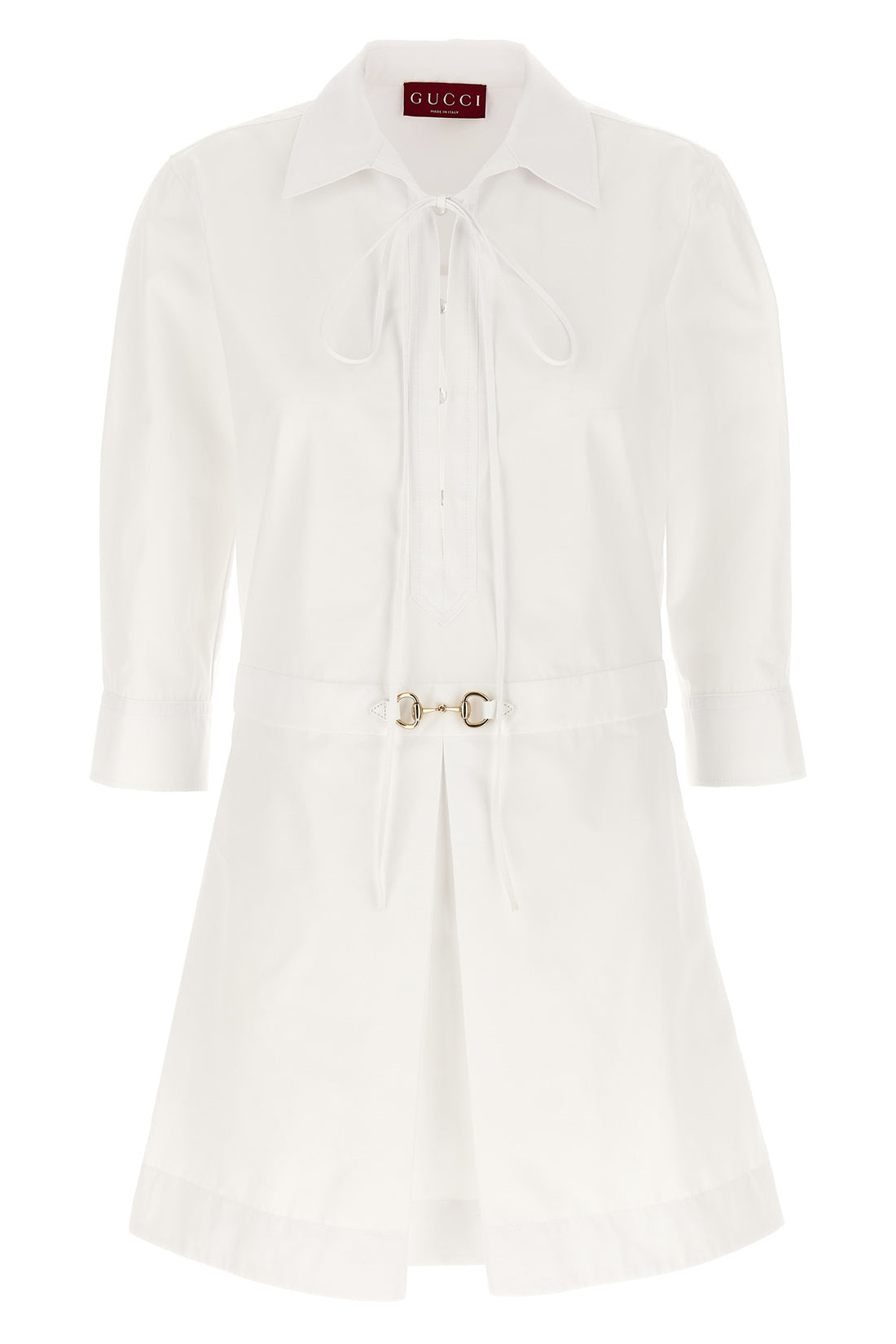 GUCCI 42 chemisier mini dress in cotton poplin