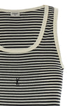 striped cotton tank top