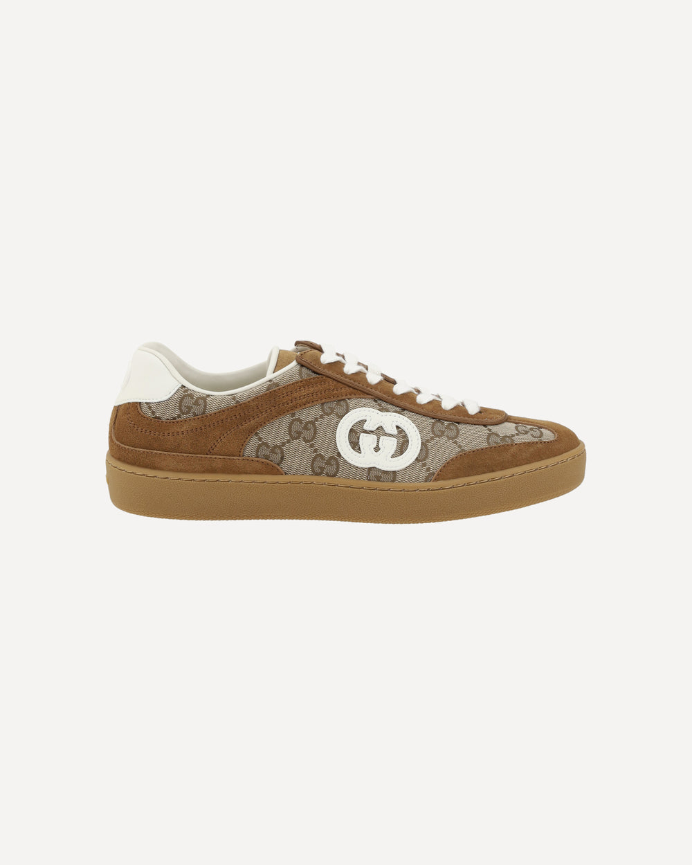 Gucci Gg Pattern Sneakers Brown