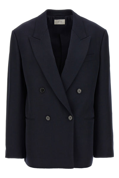 double-breasted sandon virgin wool blazer