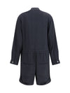 short cotton blend jumpsuit