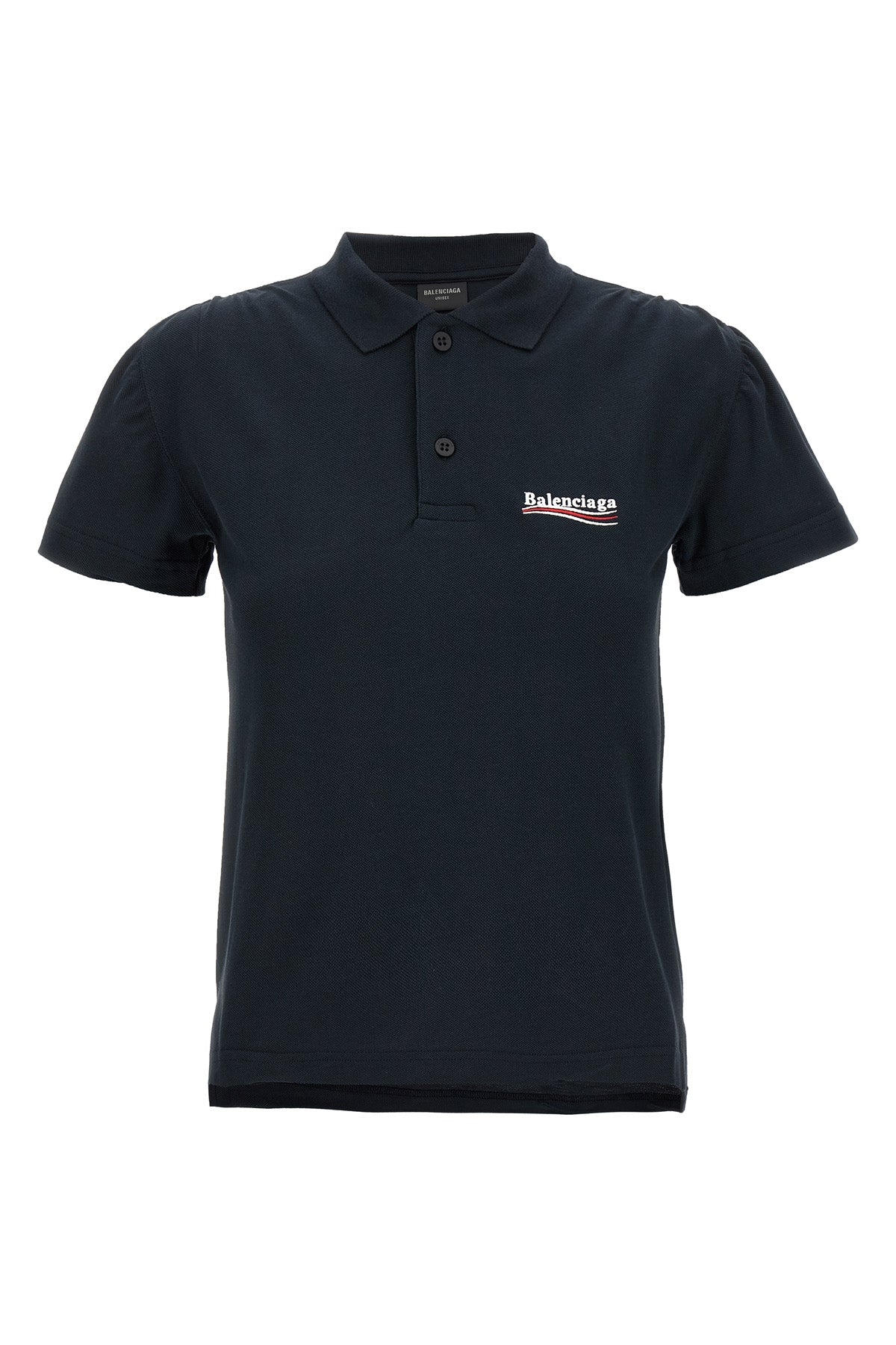 piqué delavé cotton polo shirt