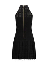 BALMAIN 36 pleated mini dress