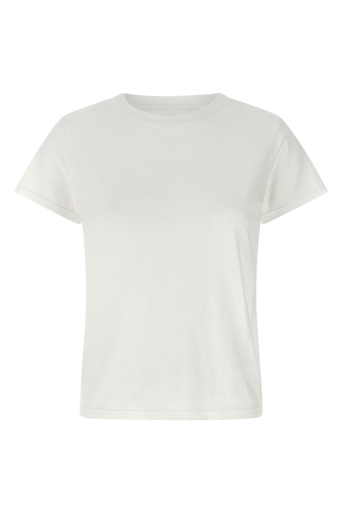 MOTHER L the lil goodie goodie crewneck cotton t-shirt