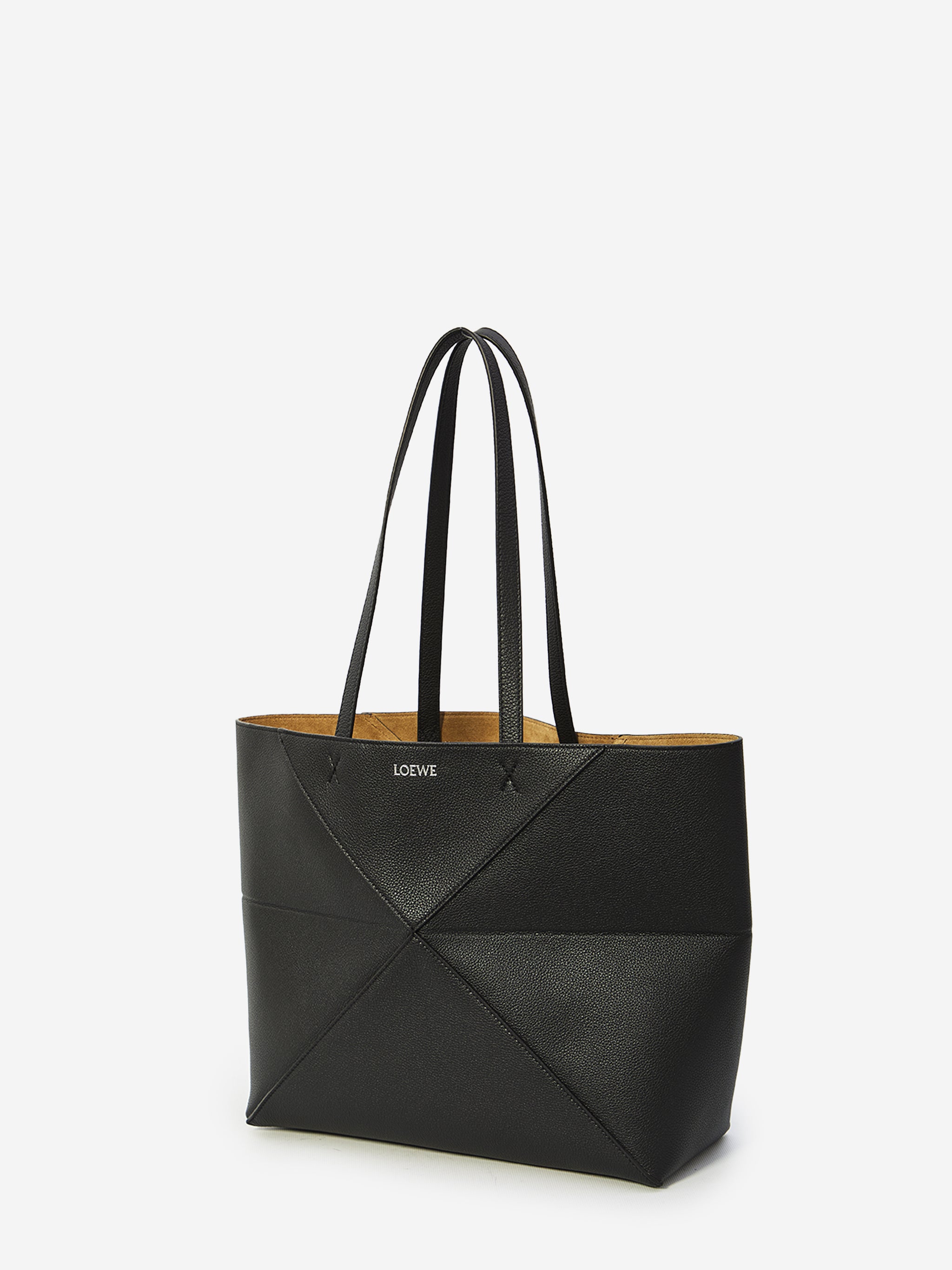 medium horizontal puzzle fold tote bag