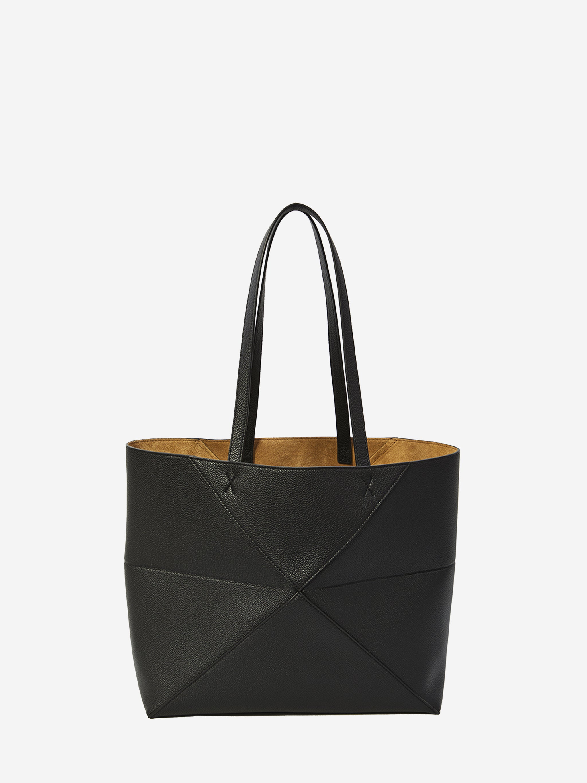 medium horizontal puzzle fold tote bag