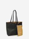 medium horizontal puzzle fold tote bag