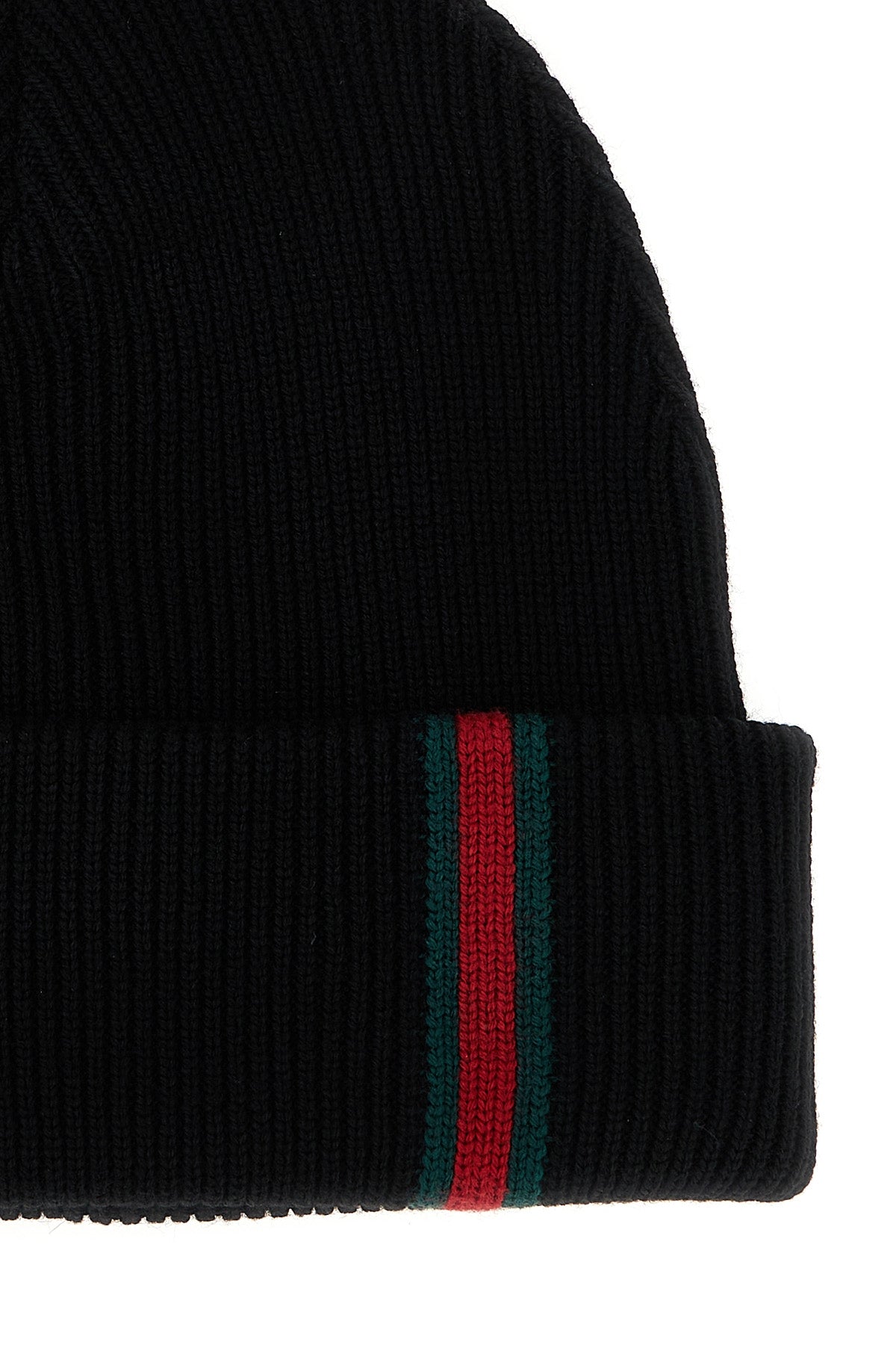 ribbed wool beanie