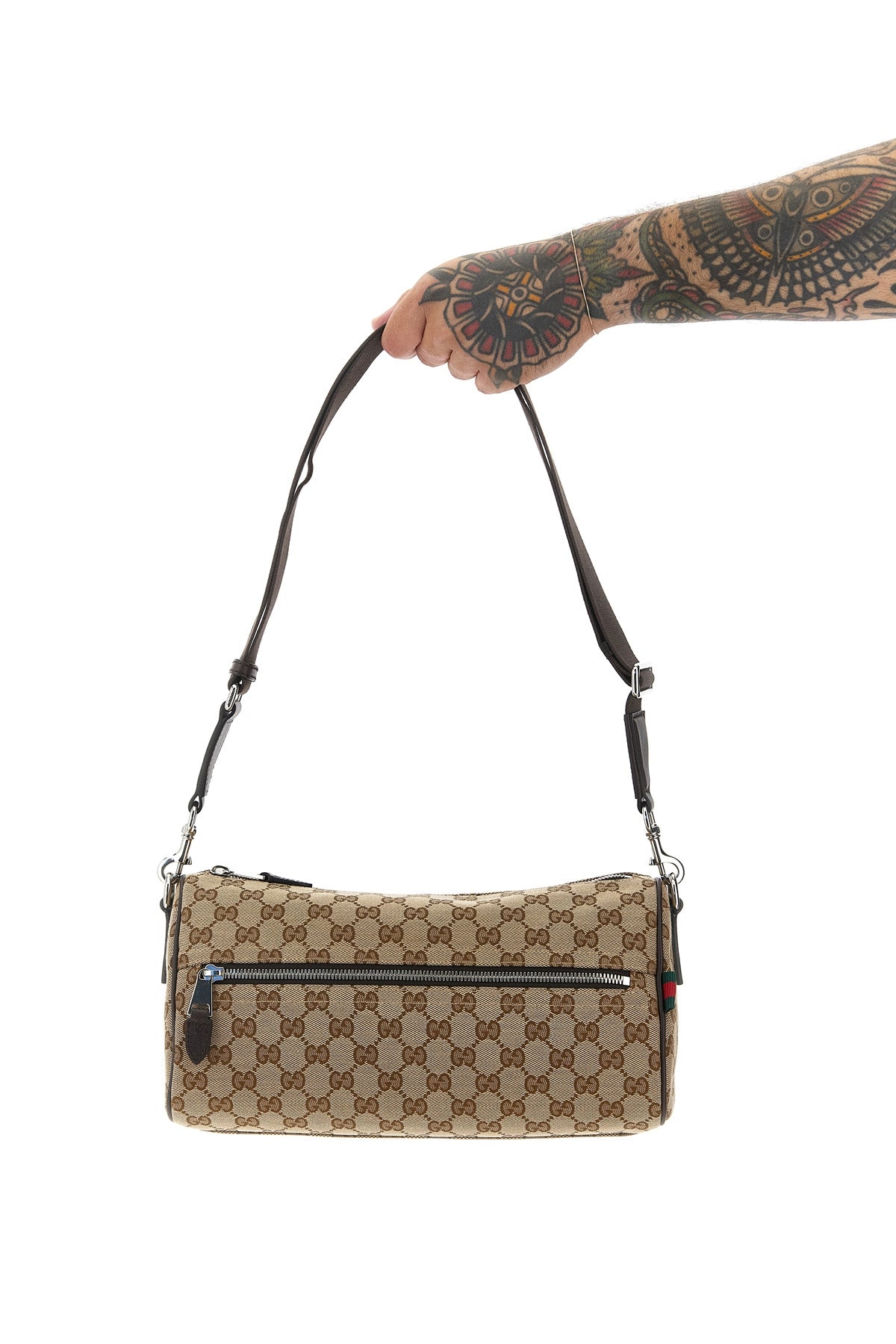 small gg fabric shoulder strap