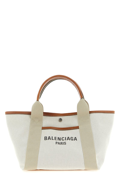 BALENCIAGA OS small biarritz cotton canvas shopping bag