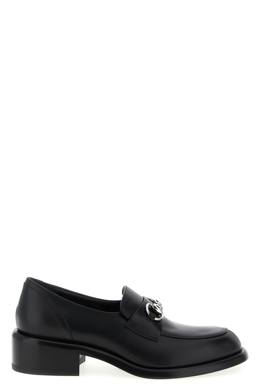GUCCI 38.5 leather loafers