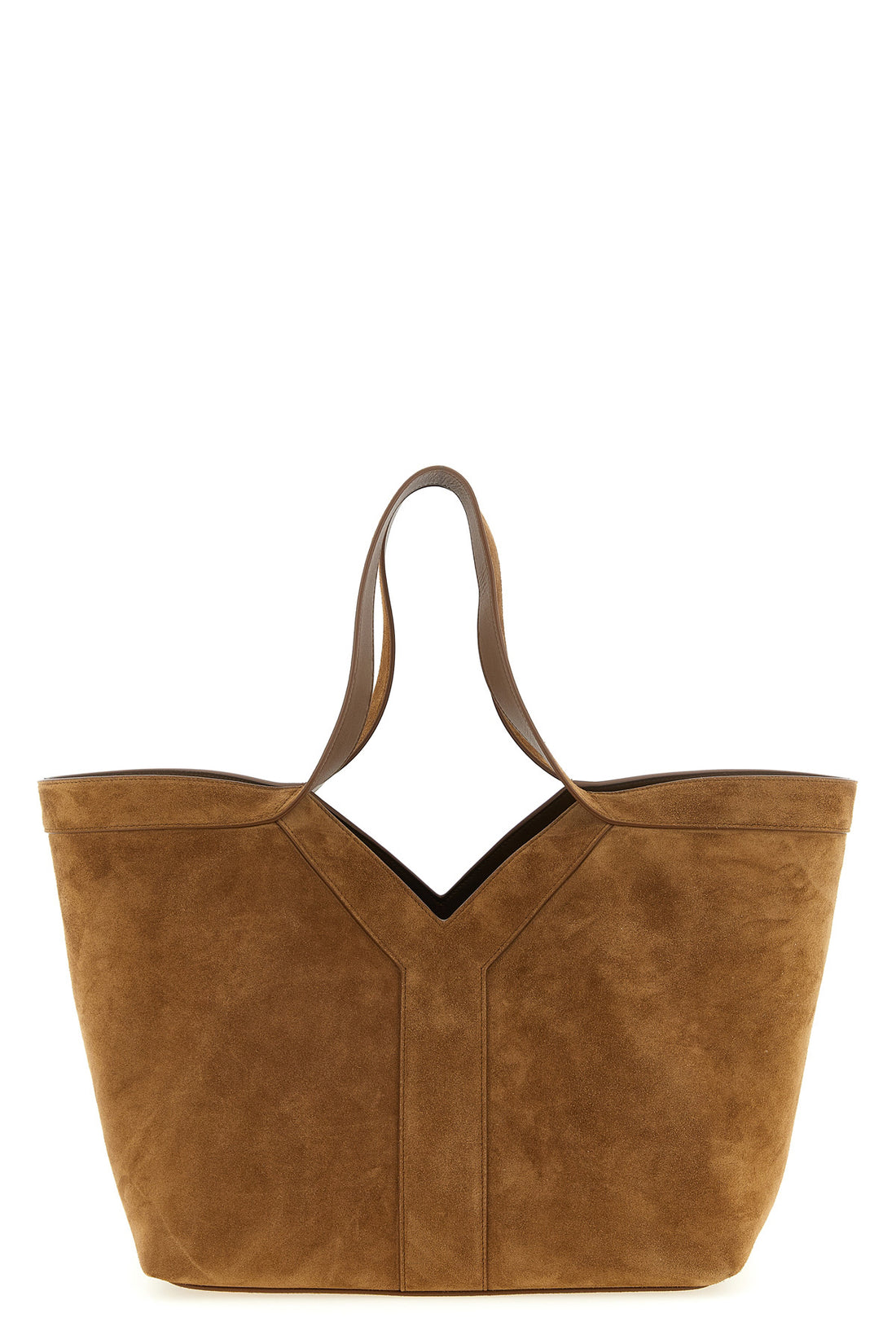 SAINT LAURENT OS small suede y tote shopping bag