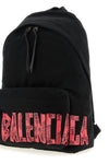 tape type washed cotton canvas backpack