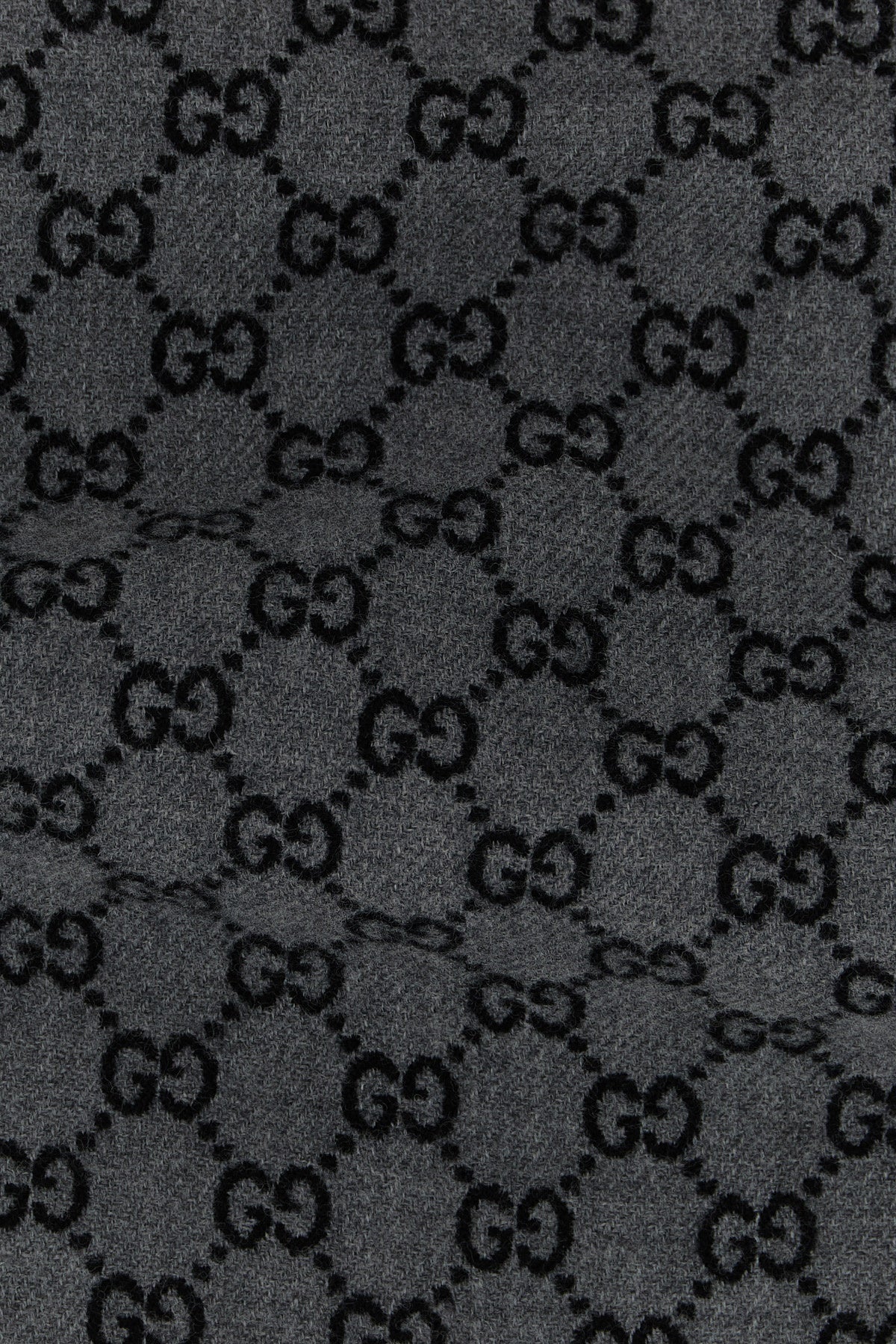 gg jacquard wool scarf