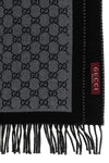 gg jacquard wool scarf