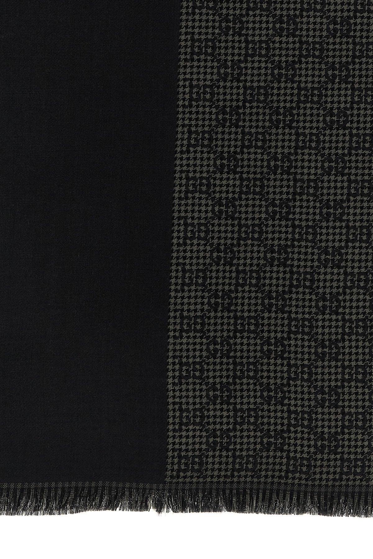 double face silk and wool scarf