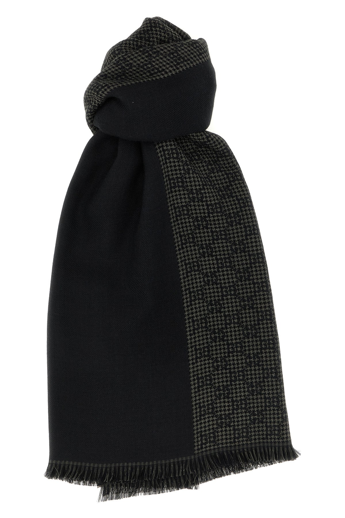 double face silk and wool scarf