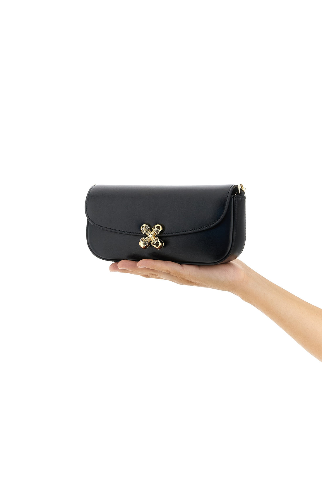 MCQUEEN OS small crossbody bag in calf leather