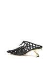 s sculpted heel mules
