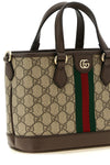 the small tote bag gucci ophidia is distinguished by a structured silhouette