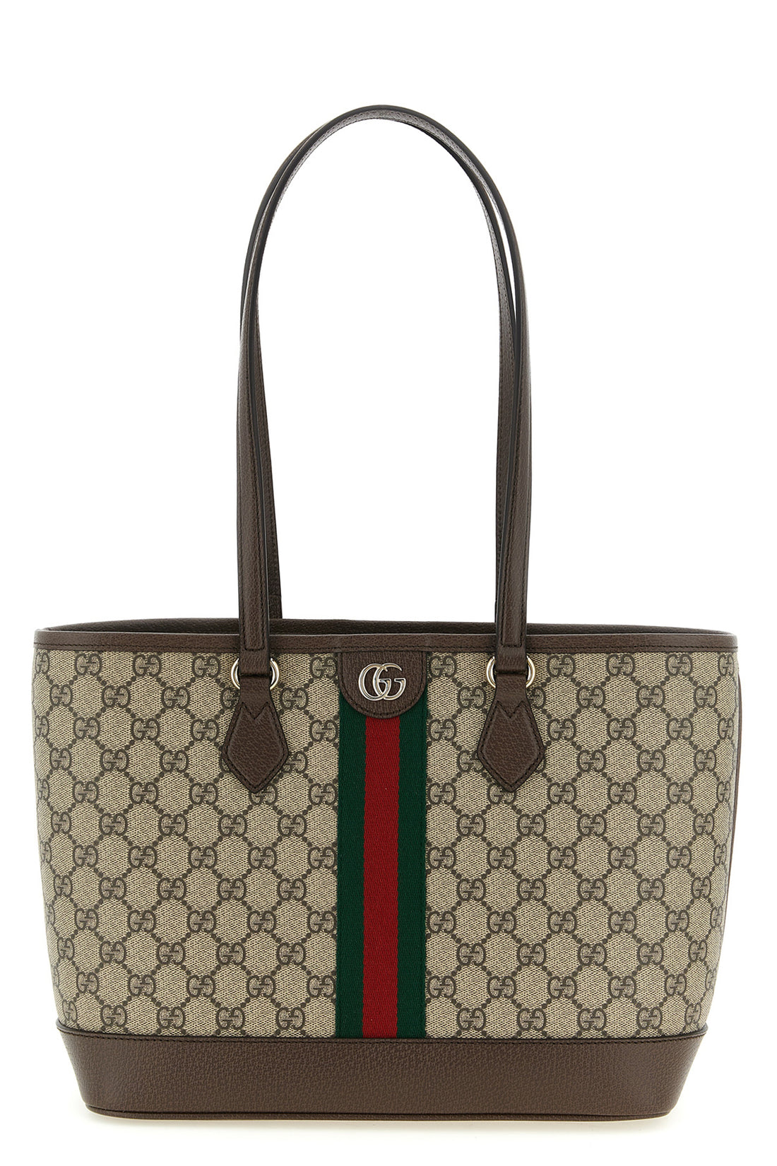 GUCCI OS medium ophidia shopping bag in fabric coated