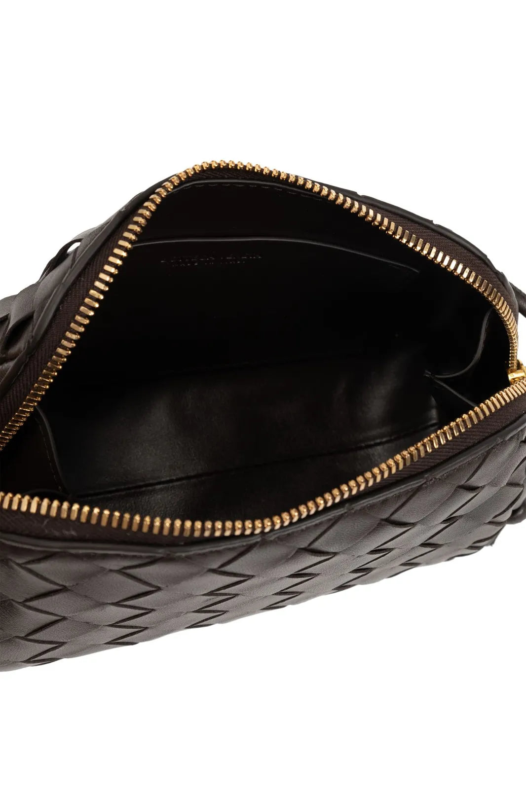 Intrecciato Concert Leather Shoulder Bag