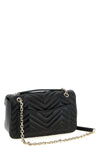 gg marmont shoulder bag in chevron matelassé lambskin