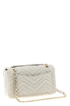 gg marmont shoulder bag in chevron matelassé lambskin