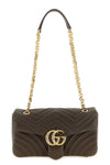 the gucci gg marmont medium shoulder bag defines the codes of contemporary ele