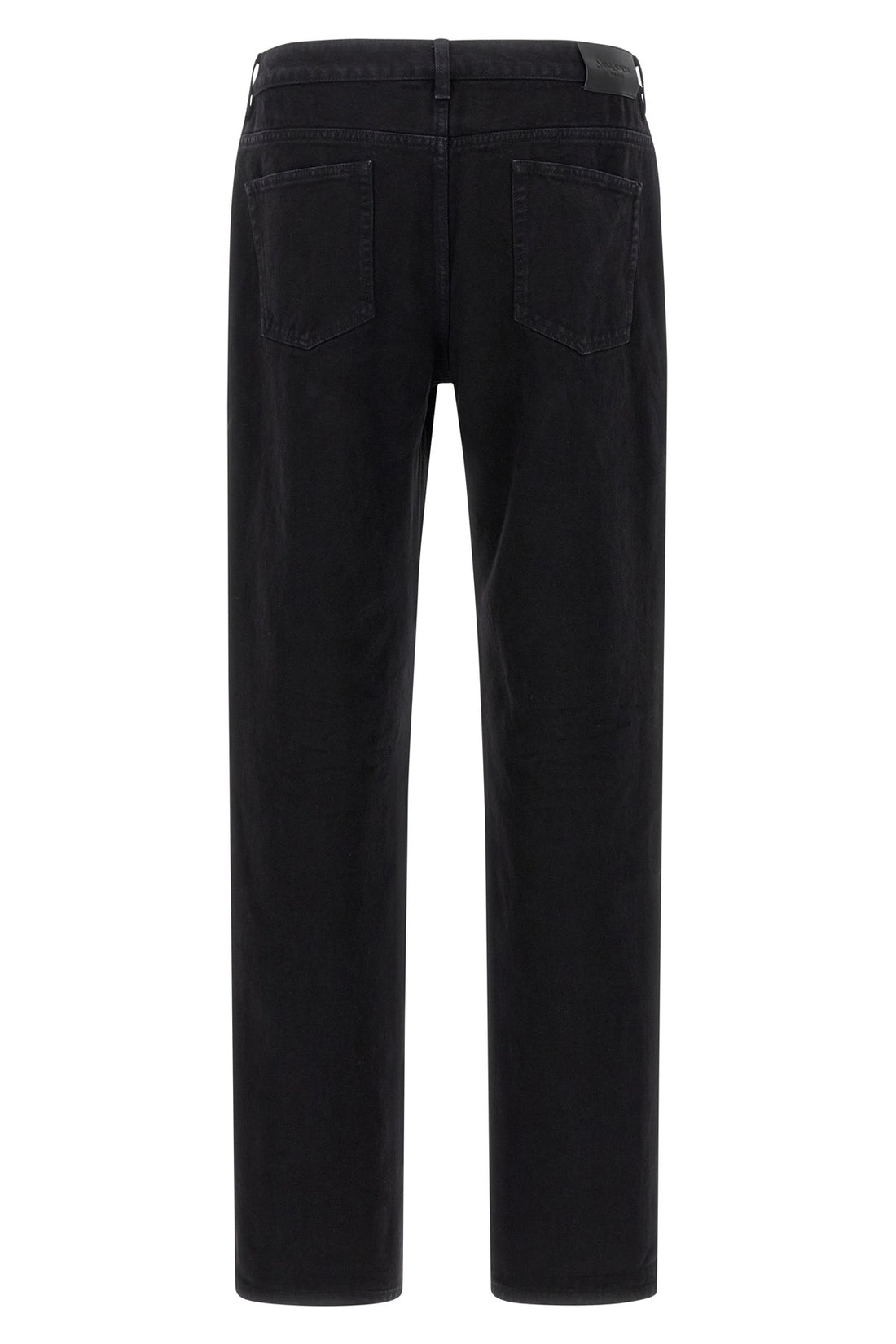 SAINT LAURENT 33 garment-dyed cotton denim jeans