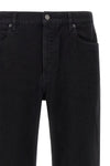 garment-dyed cotton denim jeans