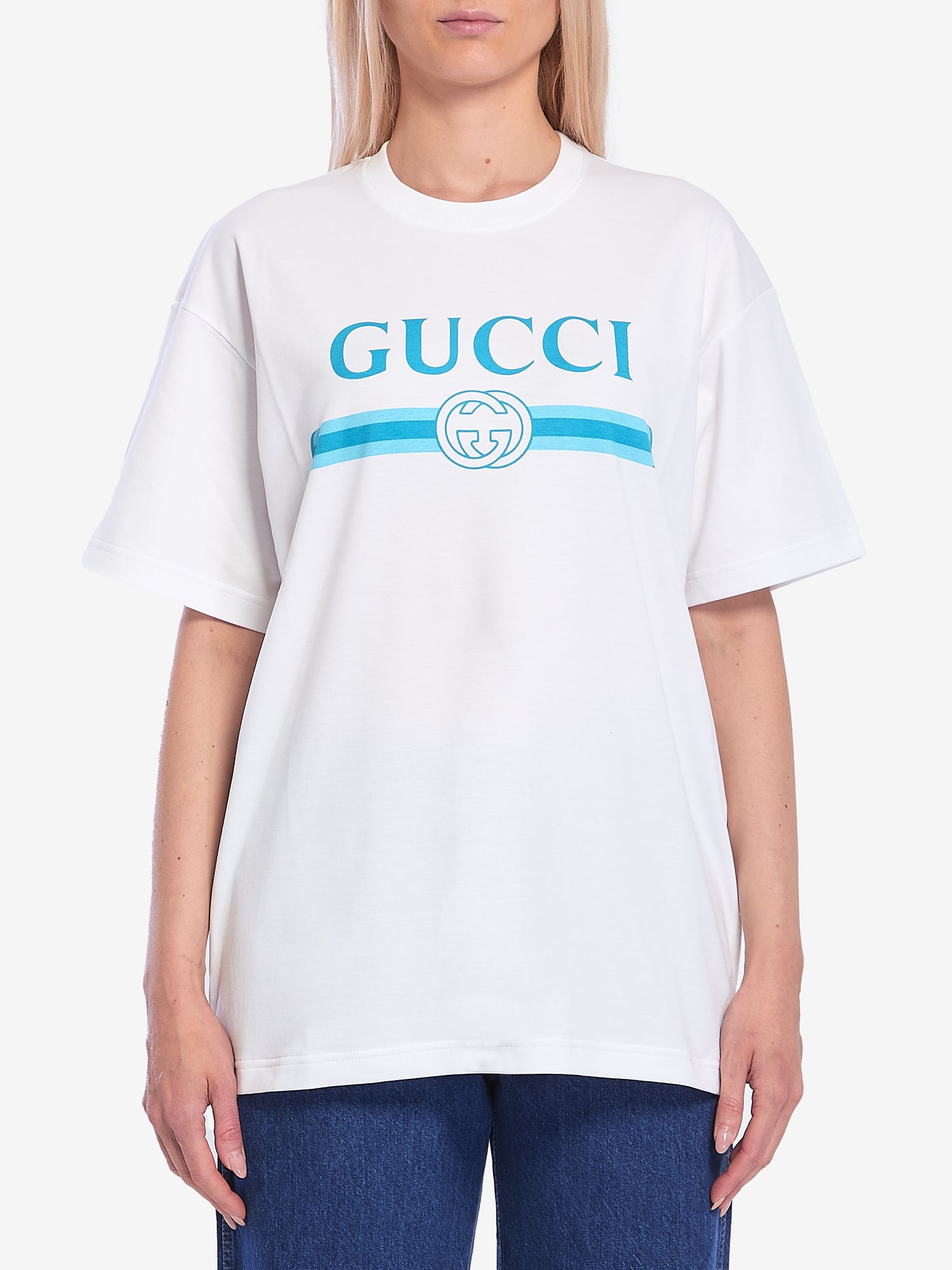 GUCCI XS logo printed t-shirt