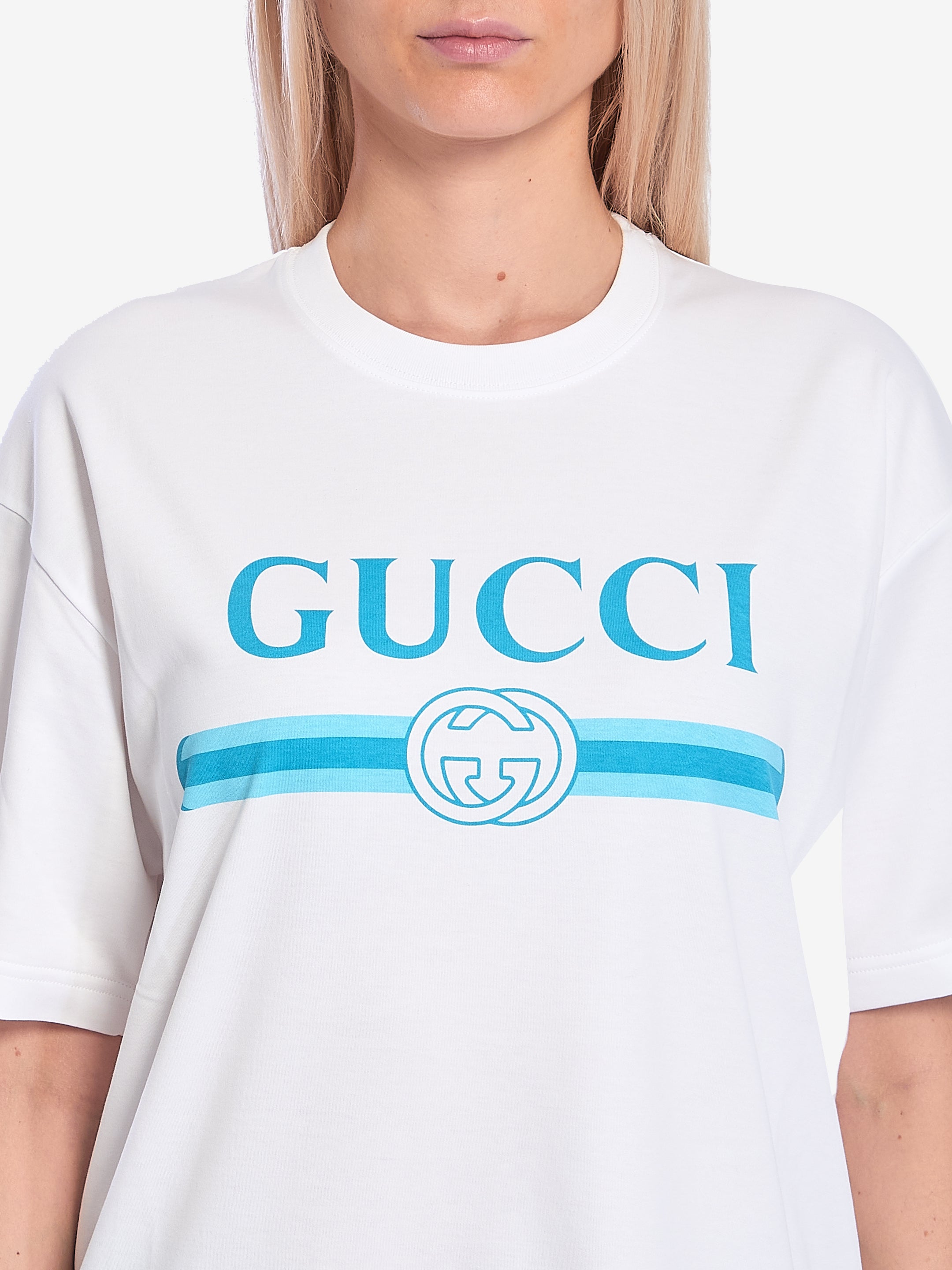 GUCCI XS logo printed t-shirt