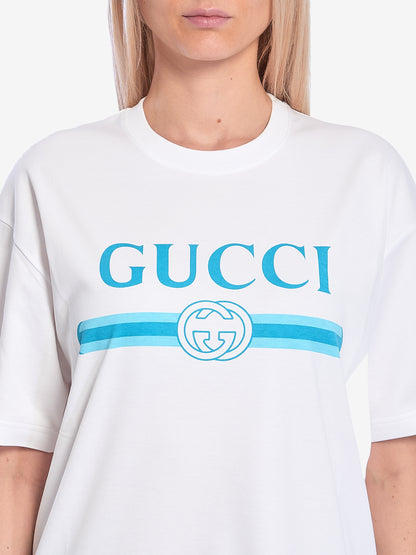GUCCI XS logo printed t-shirt