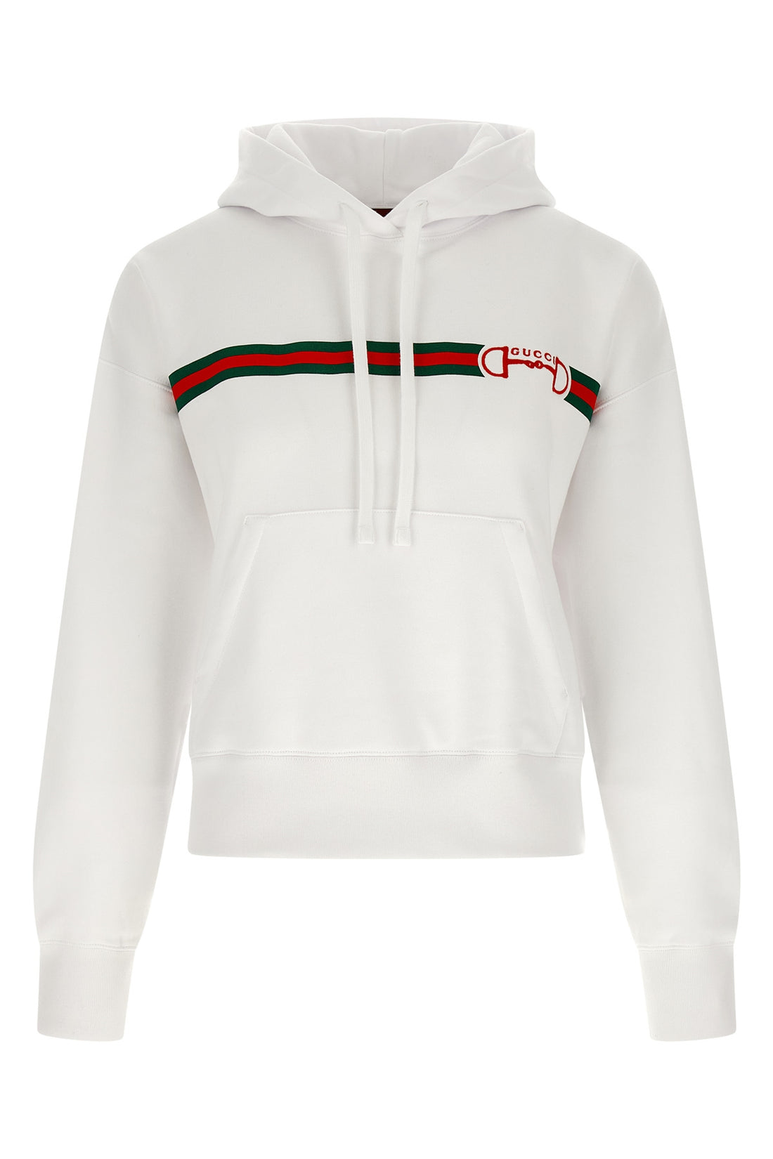 GUCCI M hoodie in brushed cotton jersey