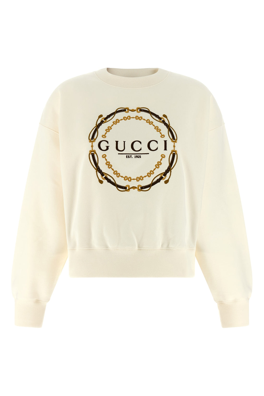 GUCCI S brushed cotton jersey sweatshirt