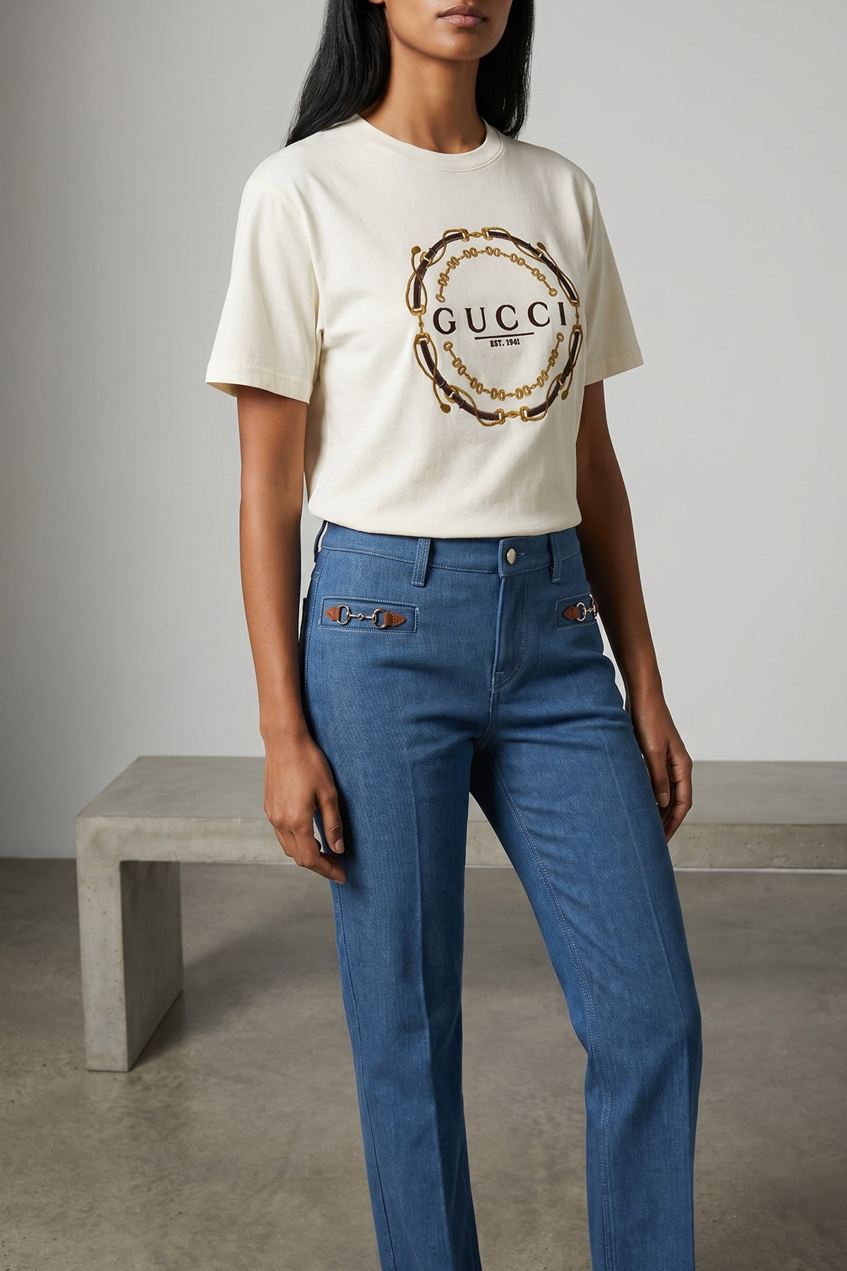 t-shirt in medium cotton jersey