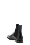 box saint laurent leather adrien ankle boots