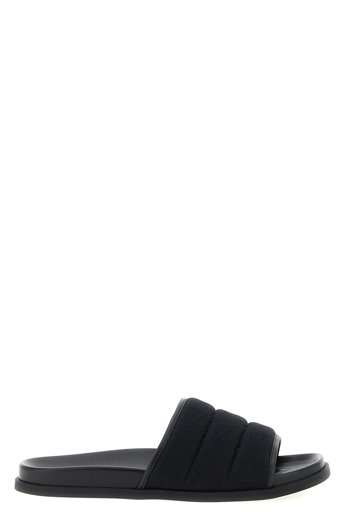 GUCCI 7 slides in padded gg fabric