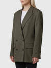 double-breasted journey blazer