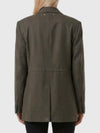 double-breasted journey blazer
