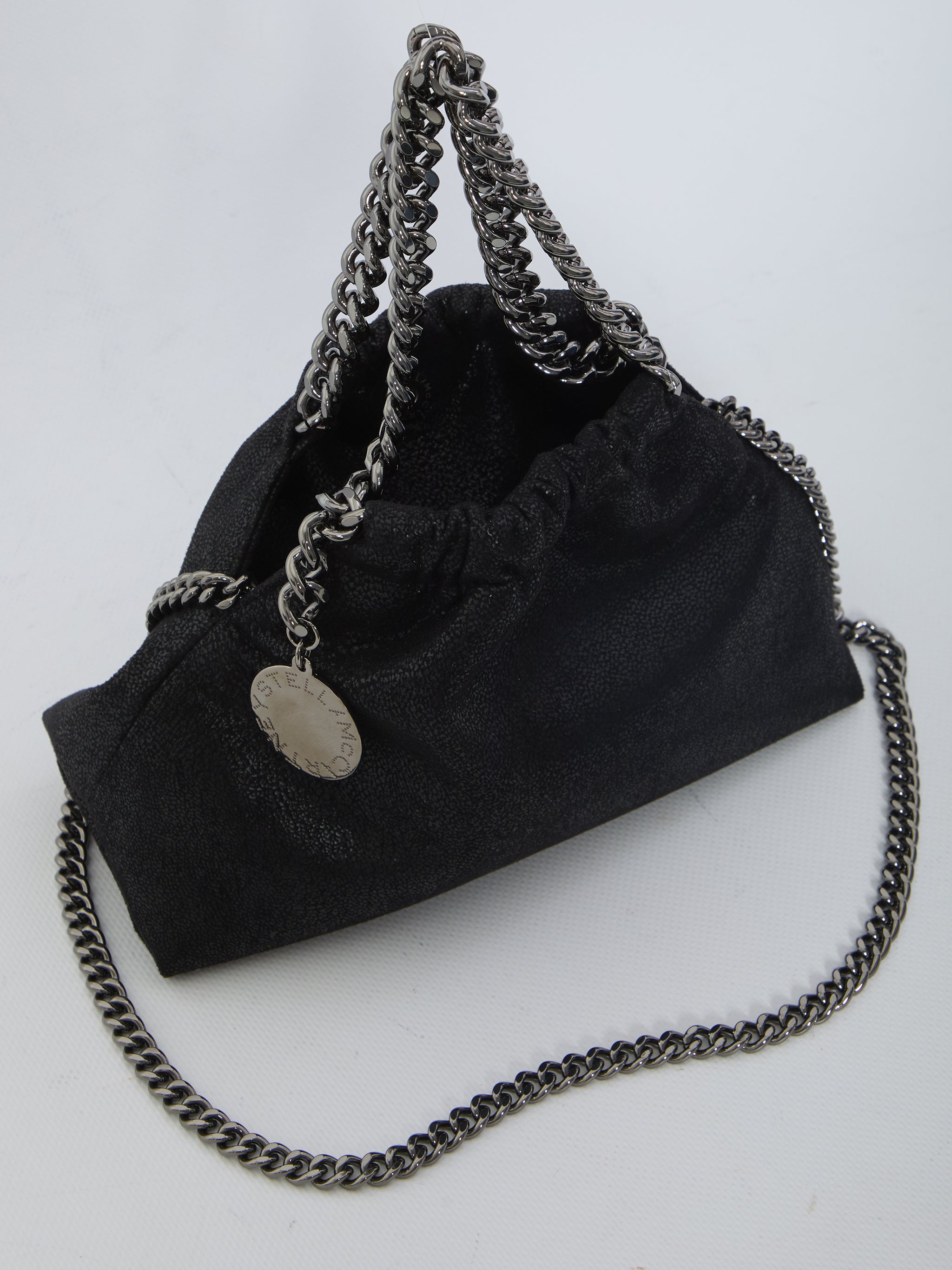 falabella mini bag with drawstring