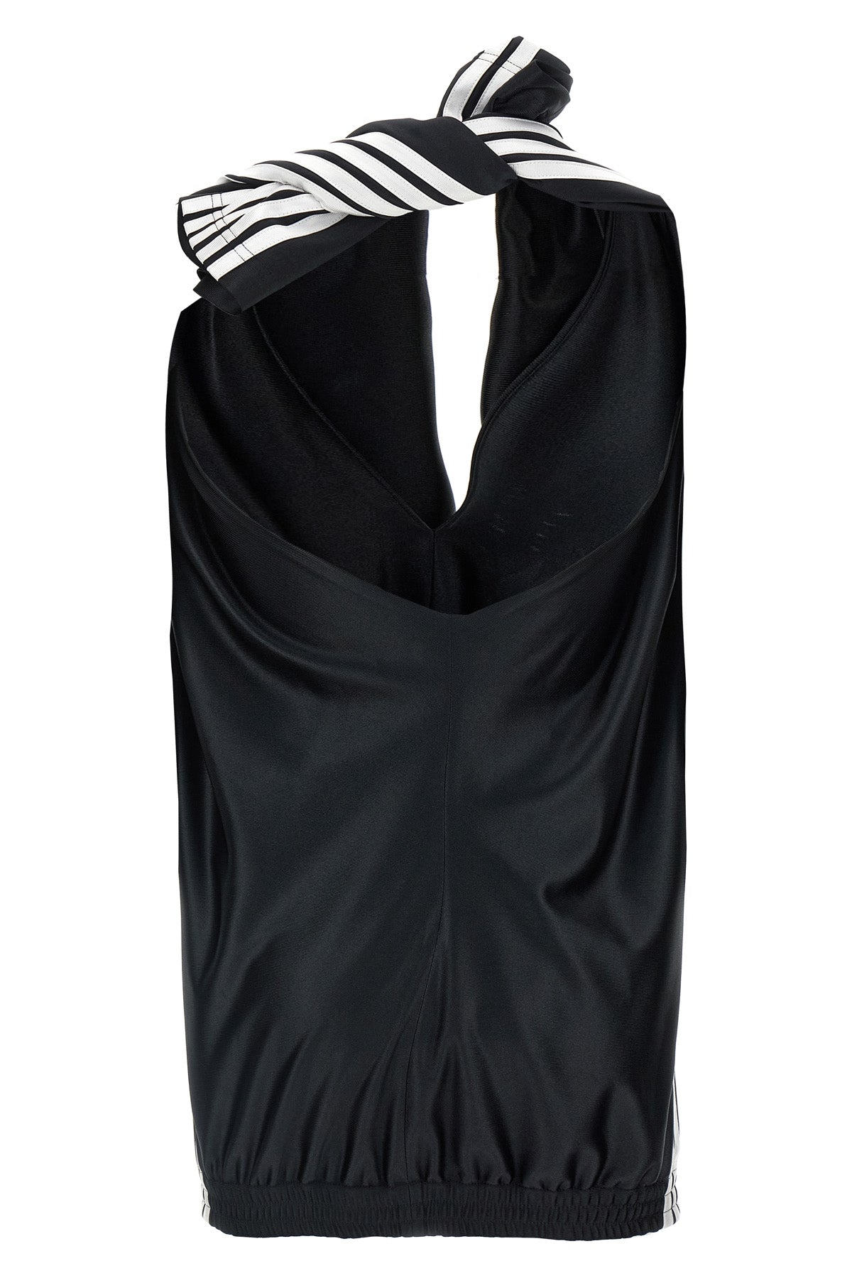 sleeveless tracksuit mini dress in technical fabric
