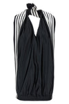 sleeveless tracksuit mini dress in technical fabric