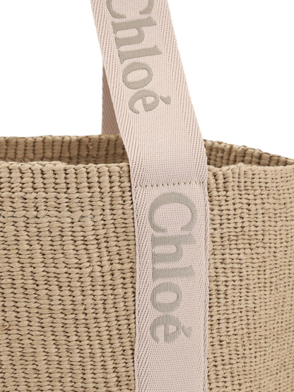 CHLOÉ OS woody bucket bag