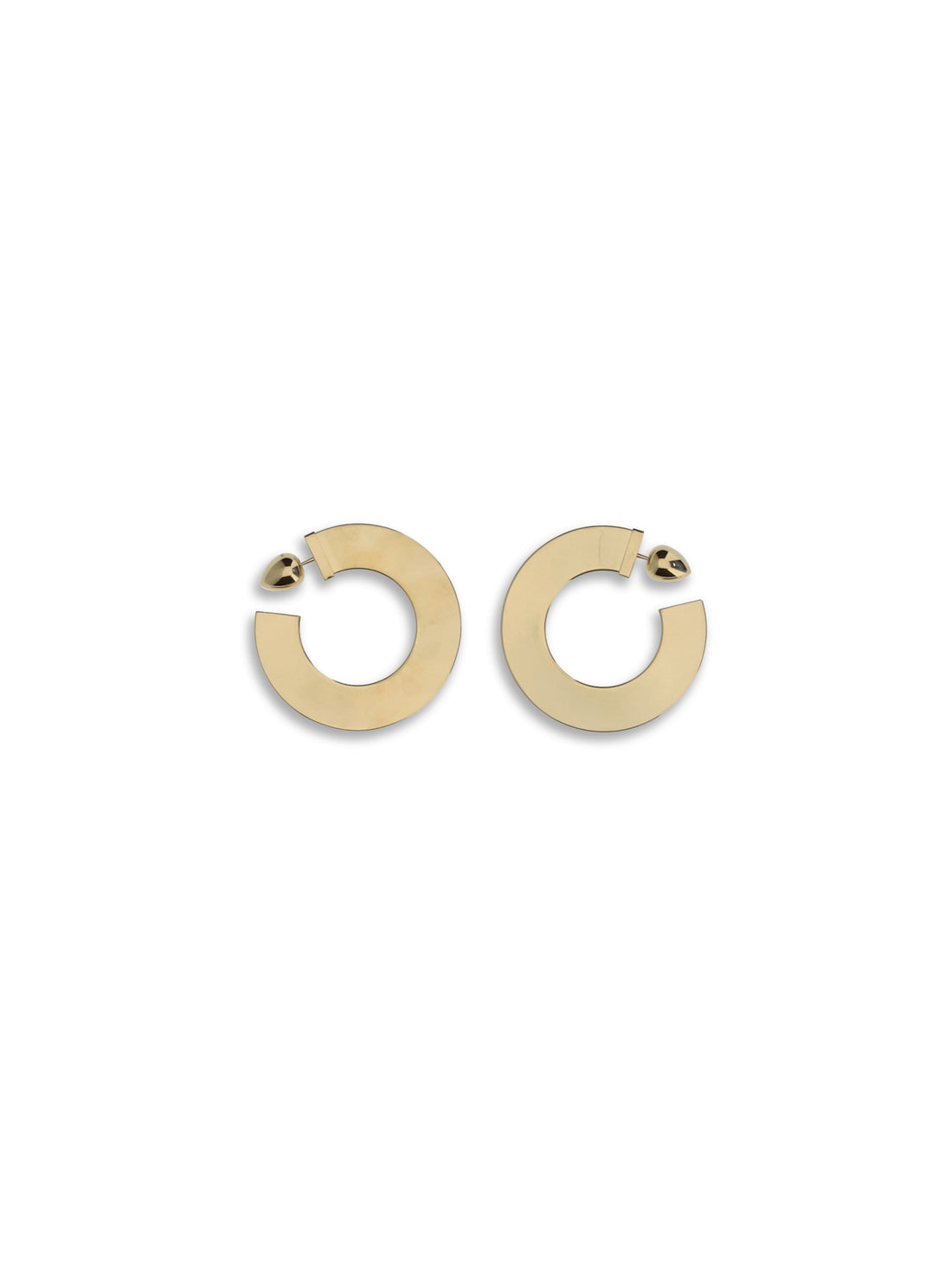 ALAIA OS blade hoop earrings