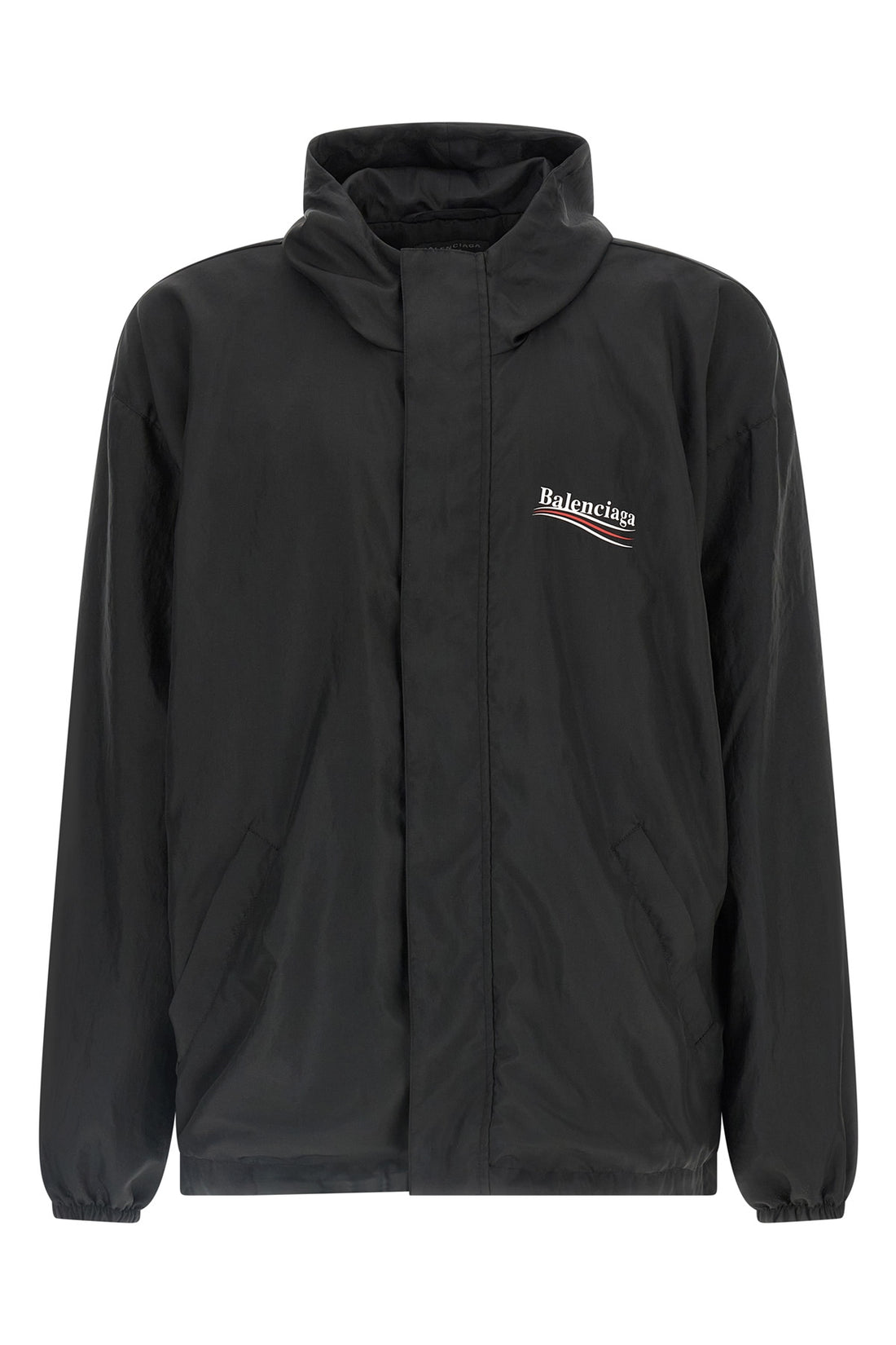 BALENCIAGA S windbreaker political campaign water-repellent technical fabric