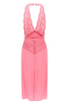 silk satin midi dress