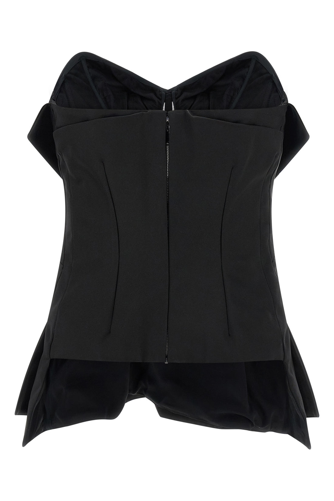 MCQUEEN 40 duchesse silk top
